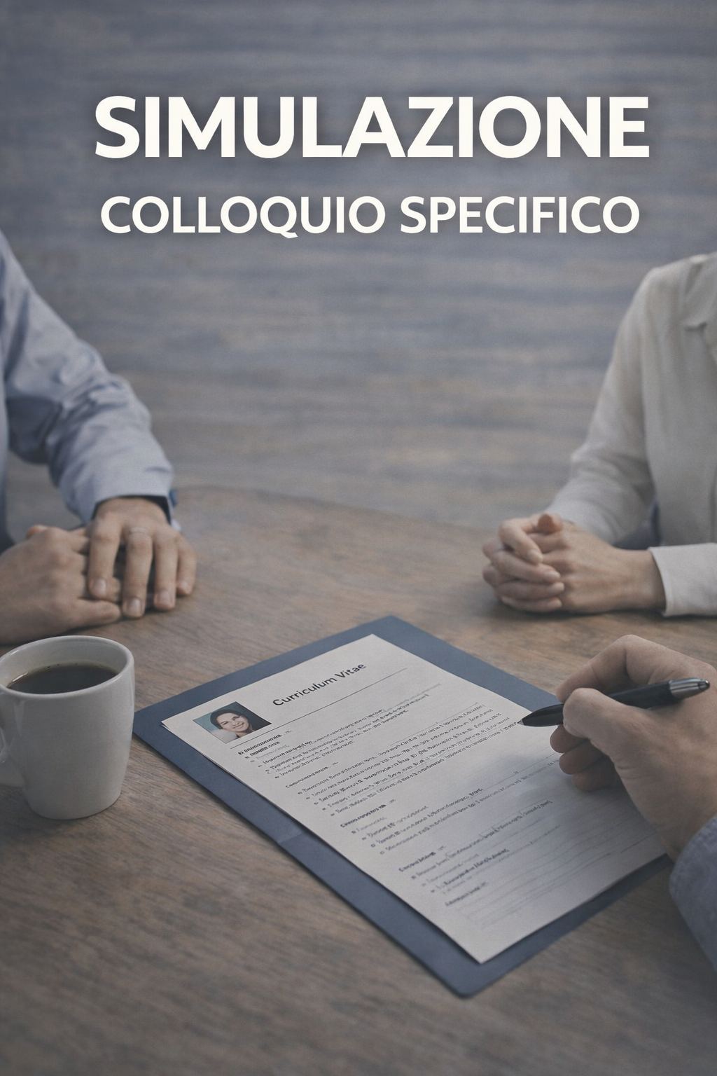 Simulazione colloquio specifica (45 minuti)